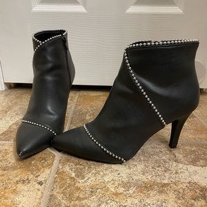 Black Studded Booties